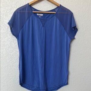 Another Love Active wear Shirt Top Blue size Medium